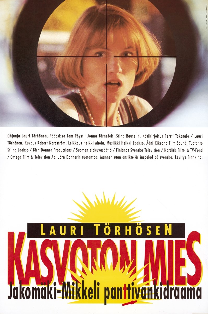 Mannen utan ansikte poster