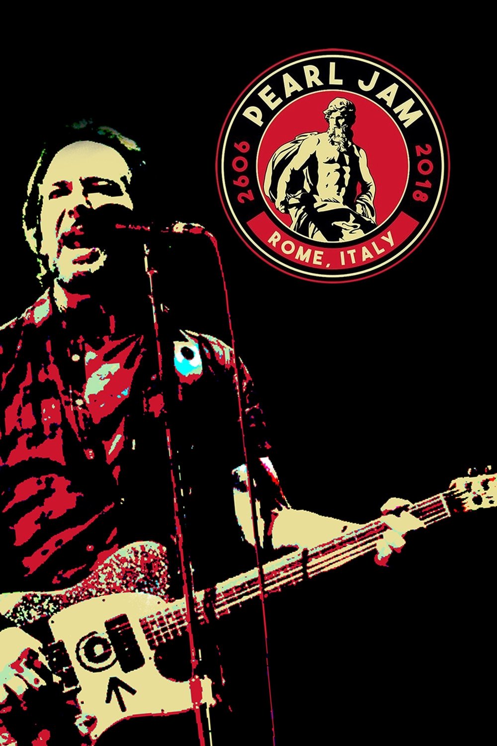 Pearl Jam - Rome 2018 poster