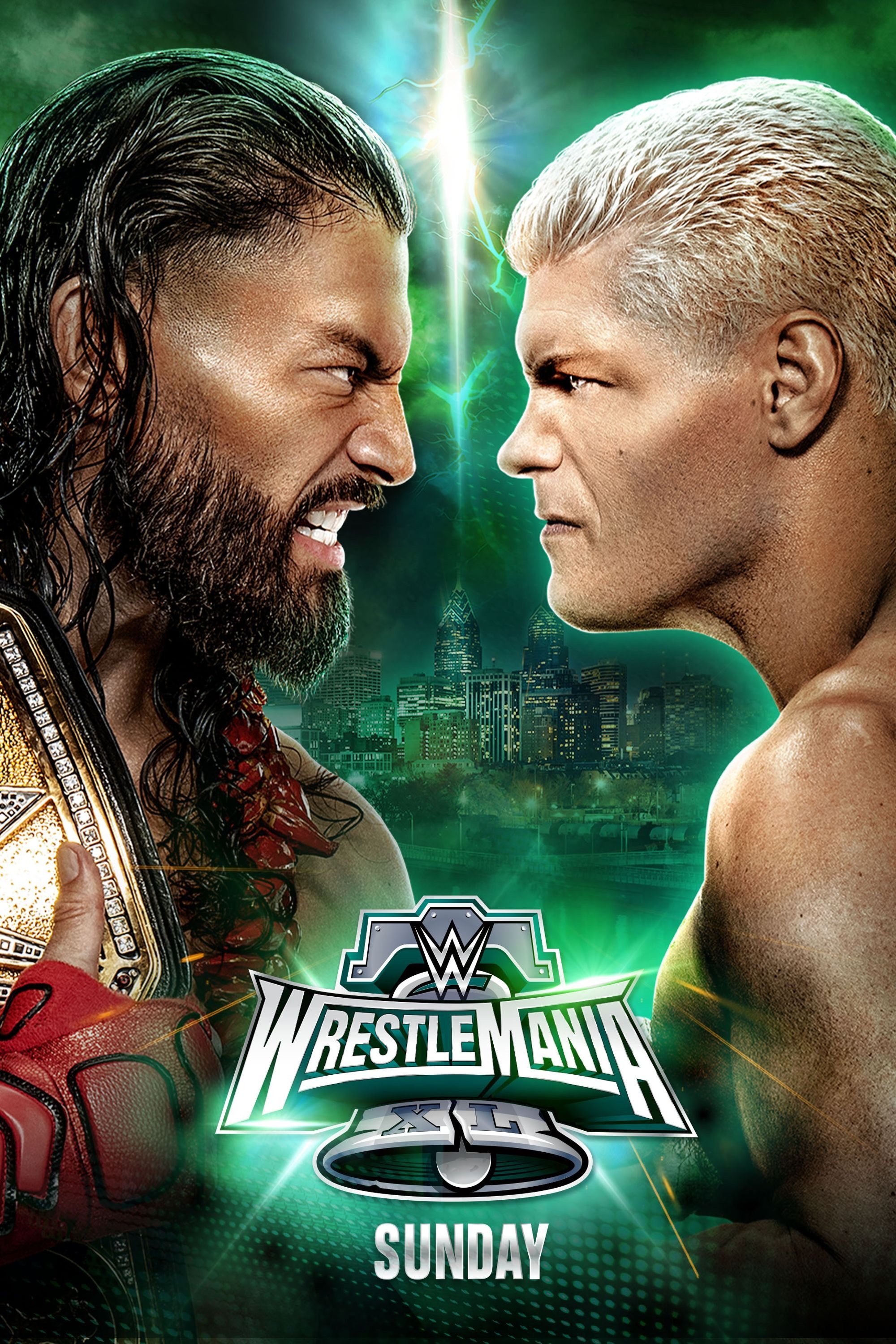 WrestleMania XL Sunday poster